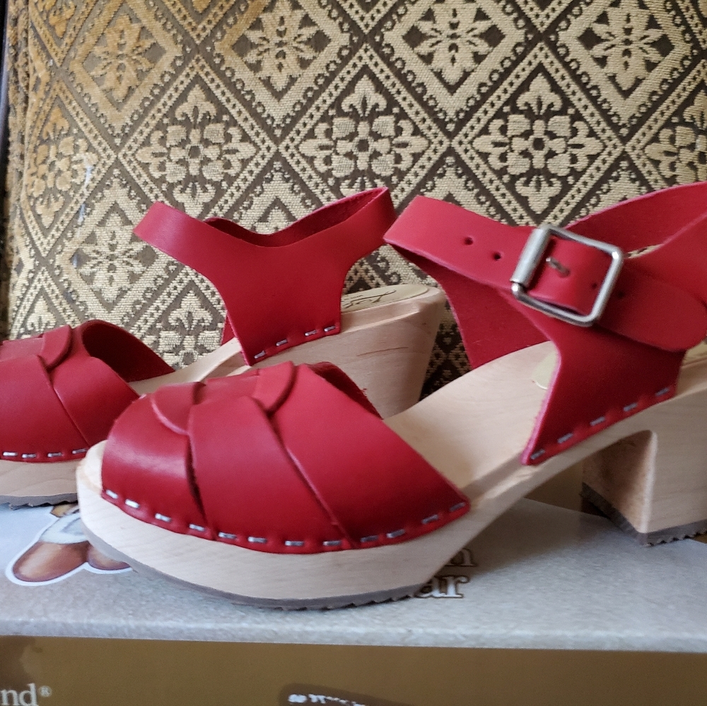 Lotta From Stockholm Red Sandles - Gorgous. Sz. 7.5.